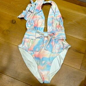 One piece we wore what bikini